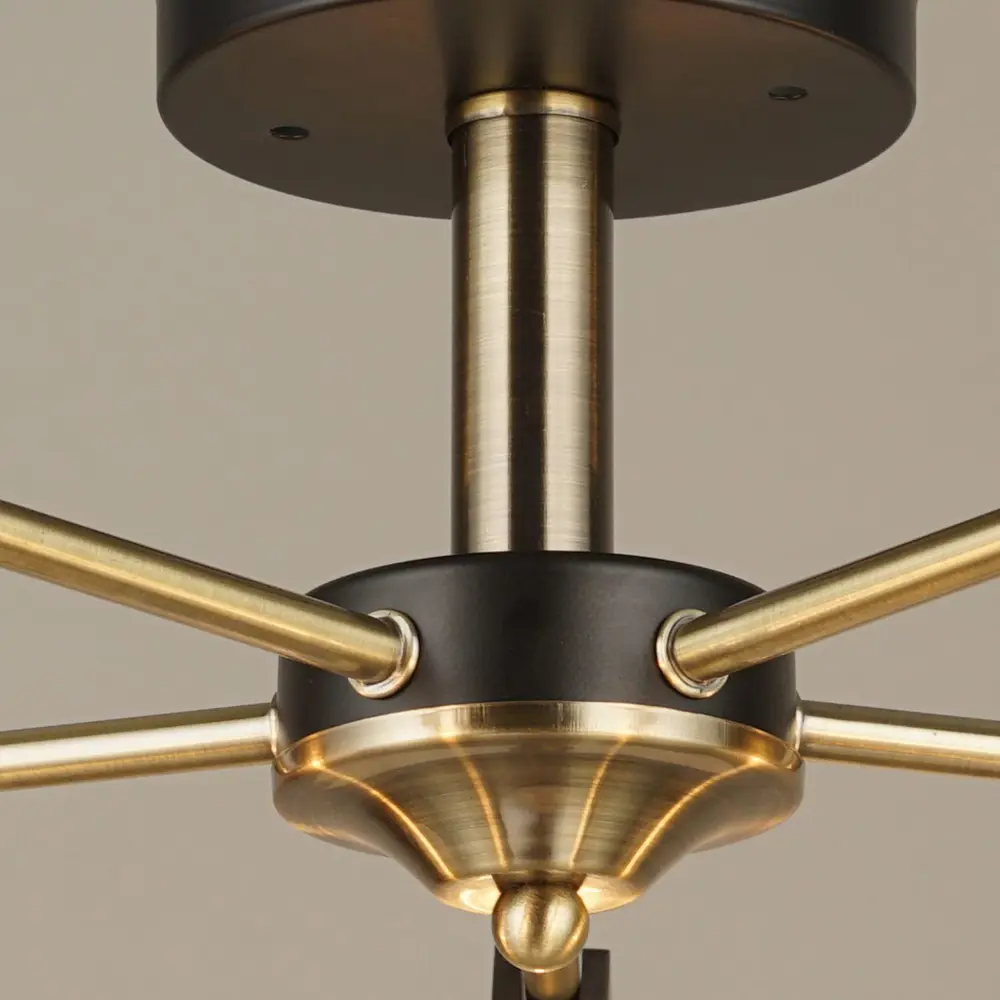 Фото 4 Люстра на штанге ReLuce 03626-0.3-05 5 ламп 15 м² цвет черный Фото 4 Люстра на штанге ReLuce 03626-0.3-05 5 ламп 15 м² цвет черный