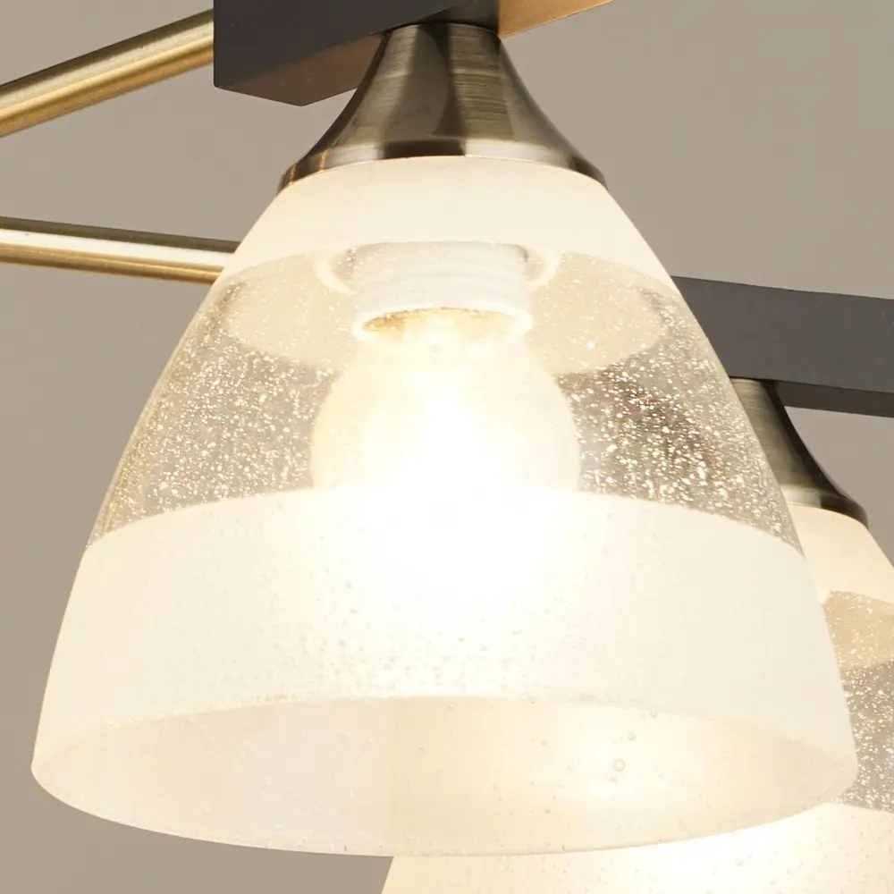 Фото 3 Люстра на штанге ReLuce 03626-0.3-05 5 ламп 15 м² цвет черный Фото 3 Люстра на штанге ReLuce 03626-0.3-05 5 ламп 15 м² цвет черный