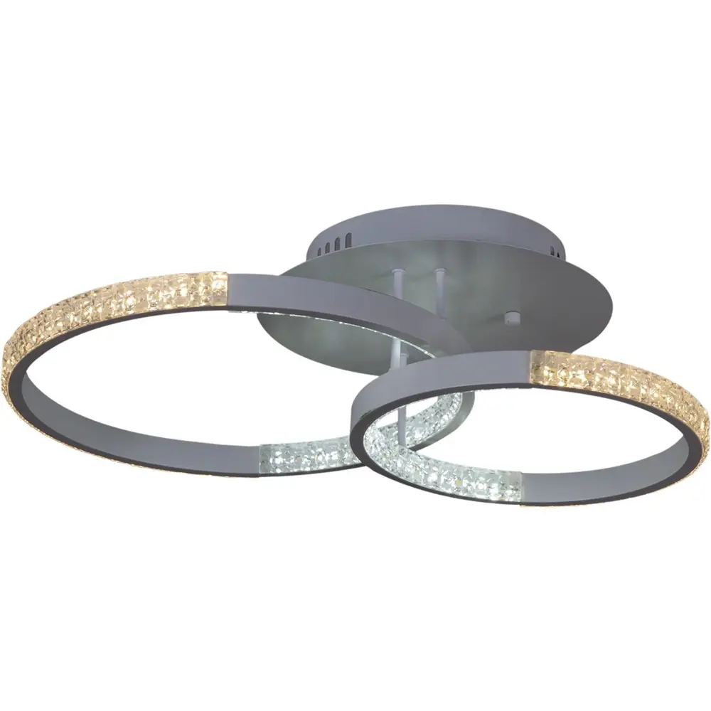 Фото 3 Люстра потолочная светодиодная Reluce 07082-0.3-02 12 м² регулируемый белый свет цвет белый Фото 3 Люстра потолочная светодиодная Reluce 07082-0.3-02 12 м² регулируемый белый свет цвет белый