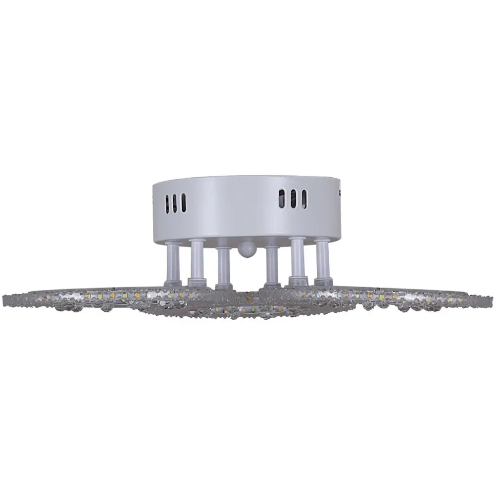 Фото 6 Люстра потолочная светодиодная Reluce 08451-0.3-03a 16 м² регулируемый белый свет цвет белый Фото 6 Люстра потолочная светодиодная Reluce 08451-0.3-03a 16 м² регулируемый белый свет цвет белый