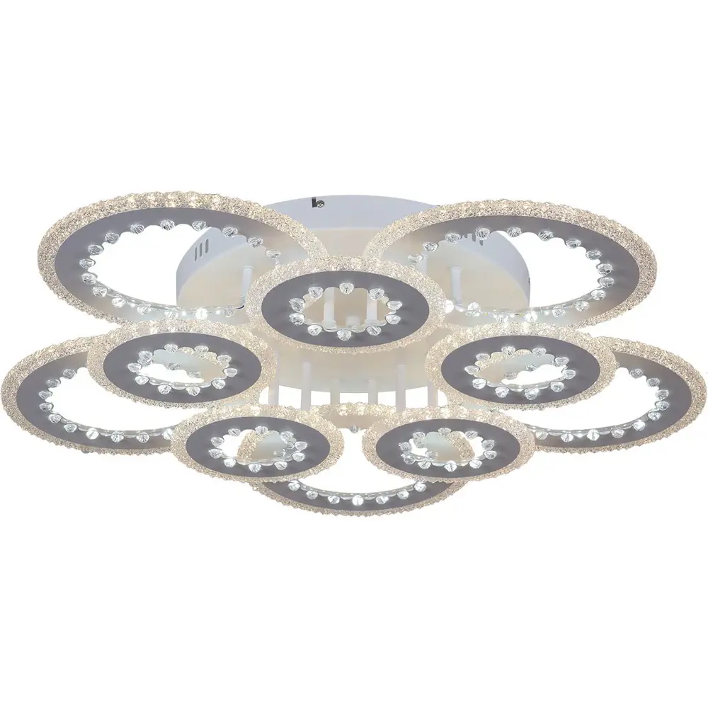 Фото 3 Люстра потолочная светодиодная Reluce 08451-0.3-5+5c 44 м² регулируемый белый свет цвет белый