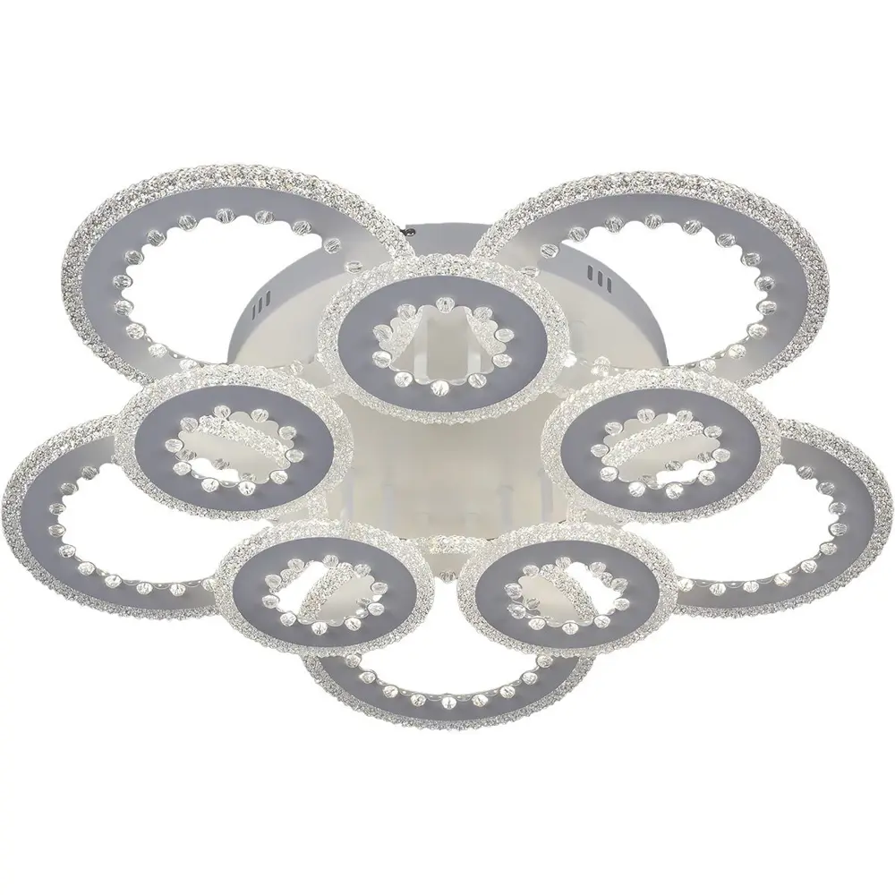 Фото 4 Люстра потолочная светодиодная Reluce 08451-0.3-5+5c 44 м² регулируемый белый свет цвет белый