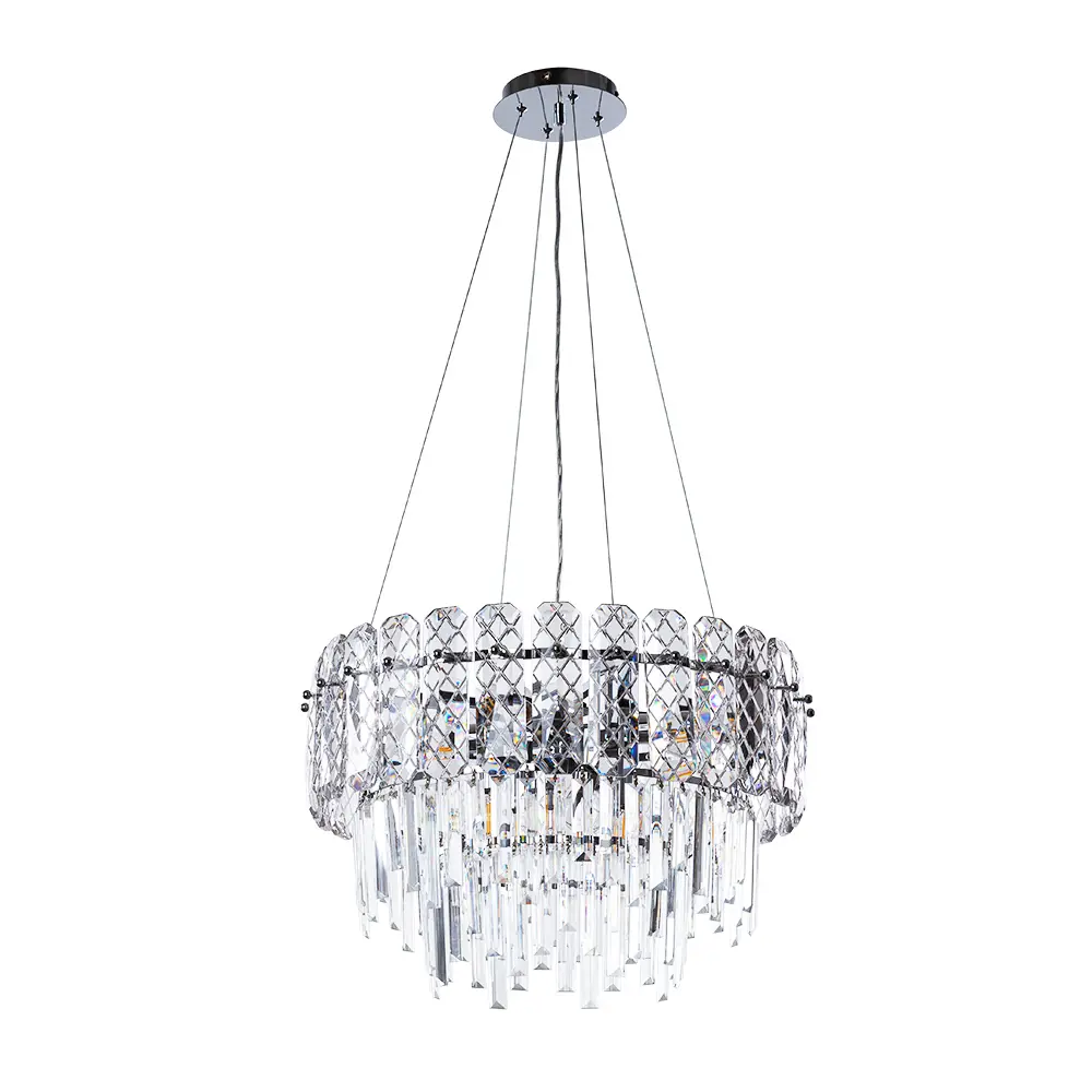 Фото Люстра подвесная Arte lamp A1051sp-8cc 8 ламп 10 м² цвет хром Фото Люстра подвесная Arte lamp A1051sp-8cc 8 ламп 10 м² цвет хром