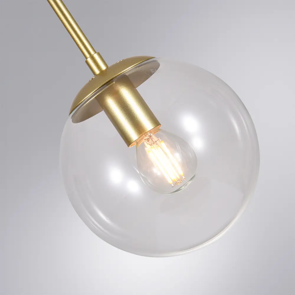 Фото 3 Светильник подвесной Arte lamp A1915sp-1go 1 лампа 1 м² цвет золотой Фото 3 Светильник подвесной Arte lamp A1915sp-1go 1 лампа 1 м² цвет золотой