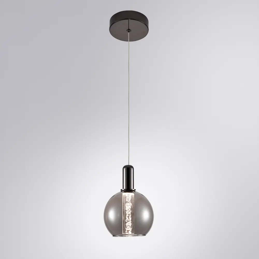 Фото Светильник подвесной светодиодный Arte lamp A1023sp-1bc 1 м² нейтральный белый свет цвет серый/серебристый Фото Светильник подвесной светодиодный Arte lamp A1023sp-1bc 1 м² нейтральный белый свет цвет серый/серебристый