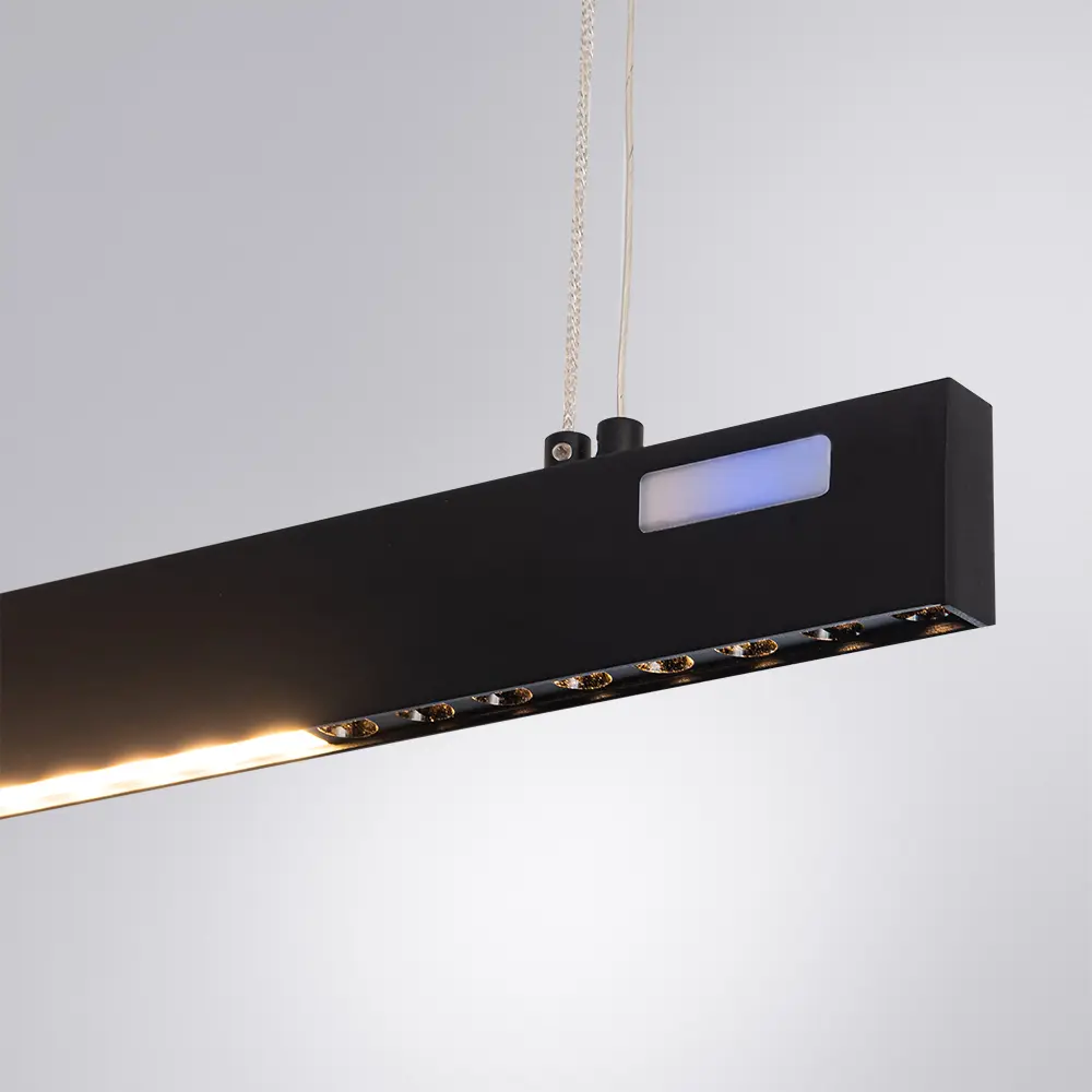 Фото 4 Светильник подвесной светодиодный Arte lamp A2189sp-1bk 5 м² регулируемый белый свет цвет черный Фото 4 Светильник подвесной светодиодный Arte lamp A2189sp-1bk 5 м² регулируемый белый свет цвет черный