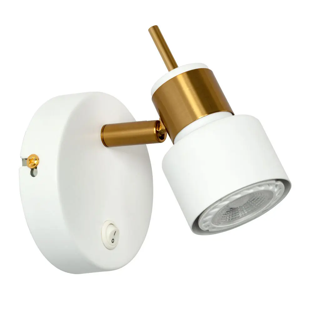 Фото Спот поворотный Arte Lamp ALMACH A1906AP-1WH 1 лампа цвет белый Фото Спот поворотный Arte Lamp ALMACH A1906AP-1WH 1 лампа цвет белый