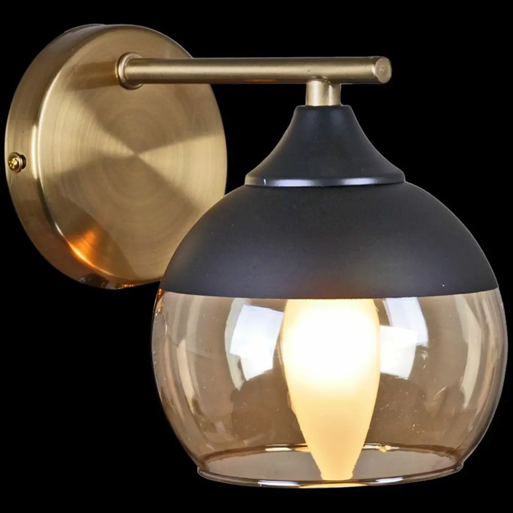 Фото Настенный светильник Reluce 52070-0.2-01 цвет жёлтый/золотой Фото Настенный светильник Reluce 52070-0.2-01 цвет жёлтый/золотой