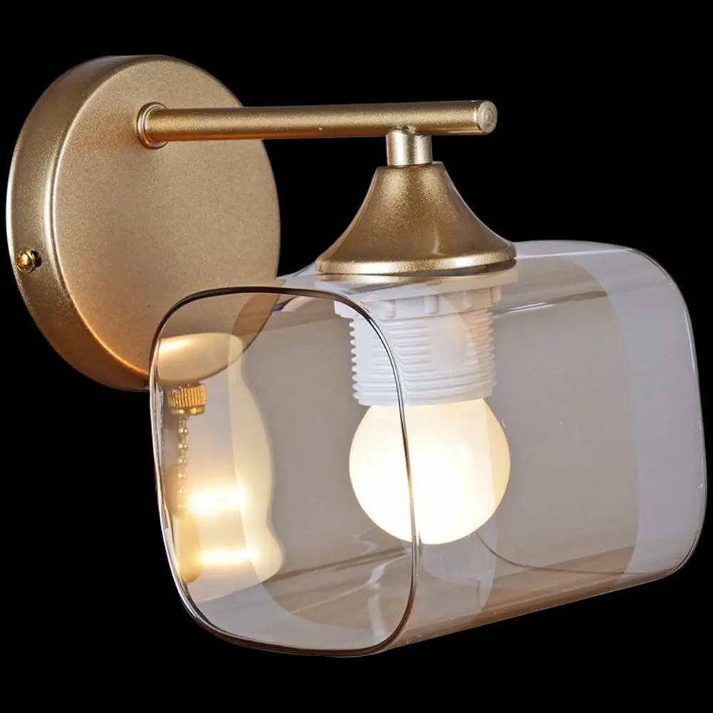 Фото Настенный светильник Reluce 52084-0.2-01 цвет жёлтый/золотой Фото Настенный светильник Reluce 52084-0.2-01 цвет жёлтый/золотой