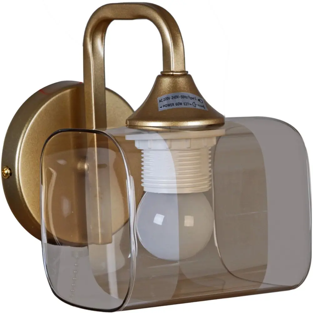 Фото 2 Настенный светильник Reluce 52072-0.2-01 цвет жёлтый/золотой Фото 2 Настенный светильник Reluce 52072-0.2-01 цвет жёлтый/золотой