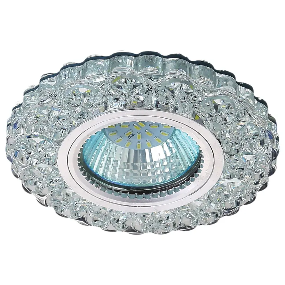 Фото 2 Светильник точечный встраиваемый Reluce 51608-9.0-001mn mr16+led3w dl wh 4000k 2.917 м² под отверстие цвет хром Фото 2 Светильник точечный встраиваемый Reluce 51608-9.0-001mn mr16+led3w dl wh 4000k 2.917 м² под отверстие цвет хром