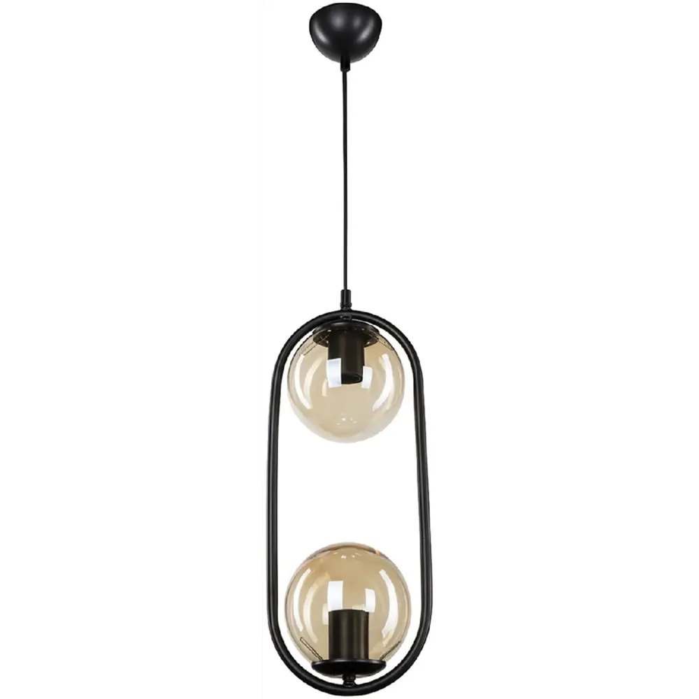 Фото Светильник подвесной Toplight Tl1609h-02bk 2 лампы 4 м² цвет черный Фото Светильник подвесной Toplight Tl1609h-02bk 2 лампы 4 м² цвет черный
