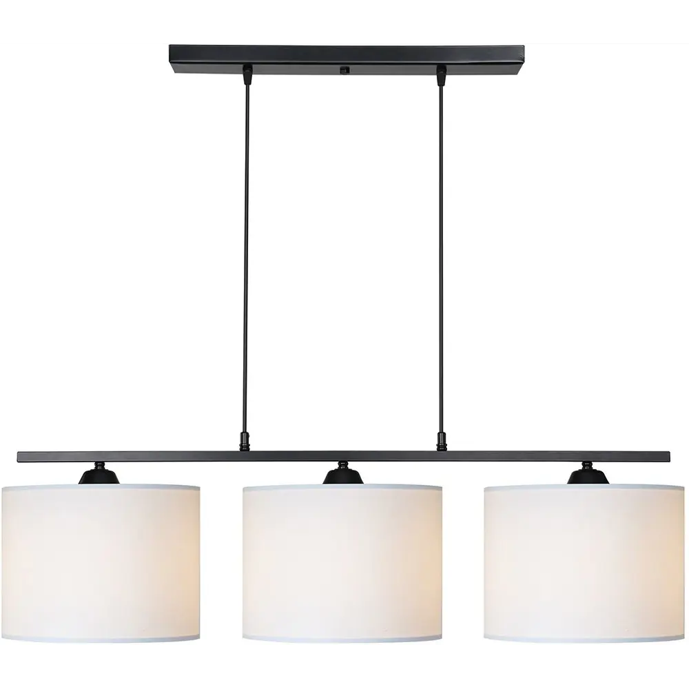 Фото 2 Светильник подвесной Toplight Tl1610h-03wh 3 лампы 9 м² цвет черный Фото 2 Светильник подвесной Toplight Tl1610h-03wh 3 лампы 9 м² цвет черный