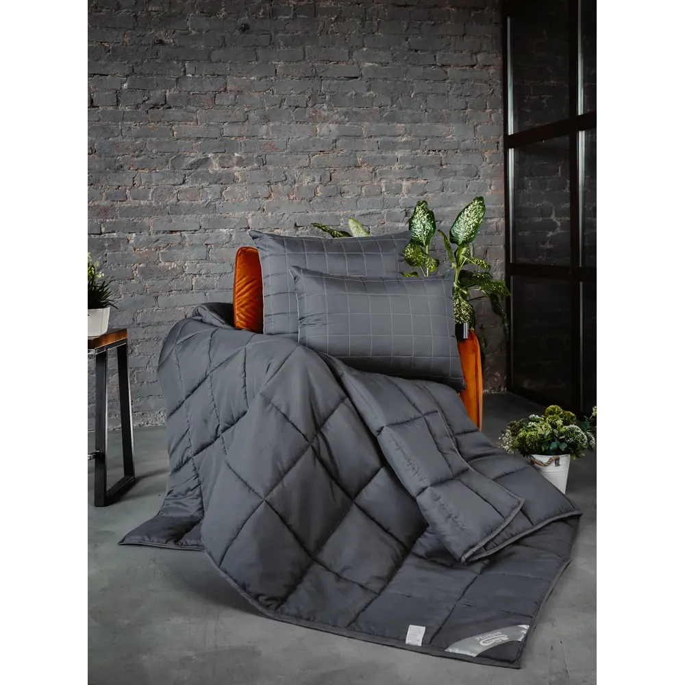 Фото Одеяло SN Textile SW-B шерсть 220x200см цвет серый Фото Одеяло SN Textile SW-B шерсть 220x200см цвет серый