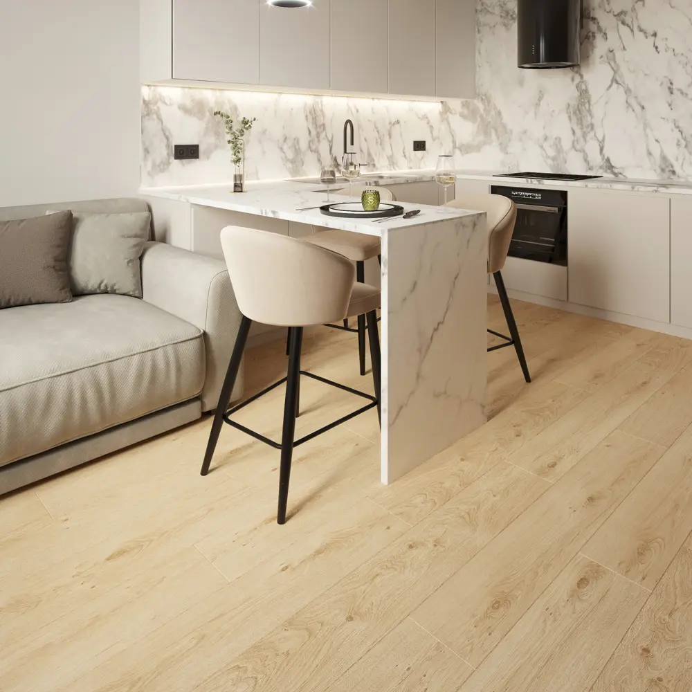 Фото 3 Ламинат AlixFloor Vitality Line Дуб пшеничный золотой 33 класс толщина 10 мм с фаской 1.695 м² цена за упаковку Фото 3 Ламинат AlixFloor Vitality Line Дуб пшеничный золотой 33 класс толщина 10 мм с фаской 1.695 м² цена за упаковку