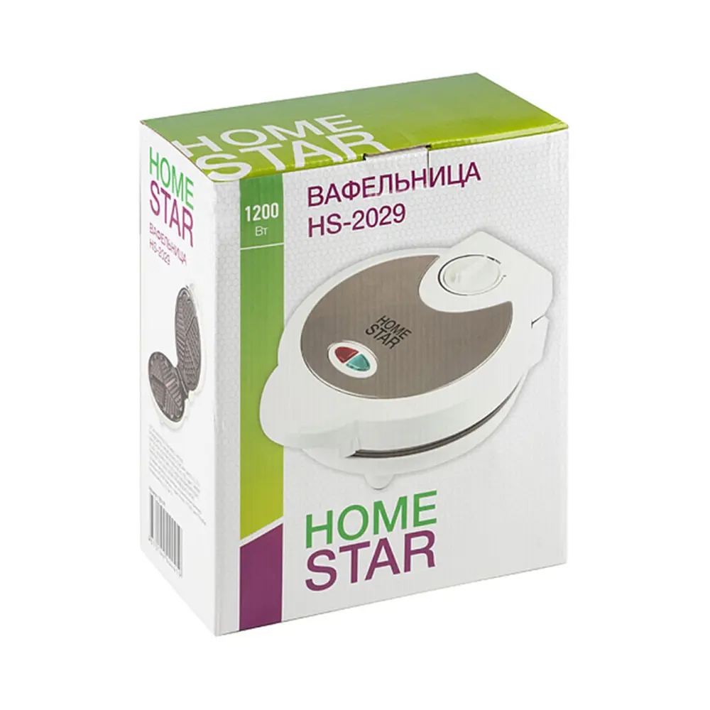 Фото 5 Вафельница Homestar HS-2029 цвет белый Фото 5 Вафельница Homestar HS-2029 цвет белый