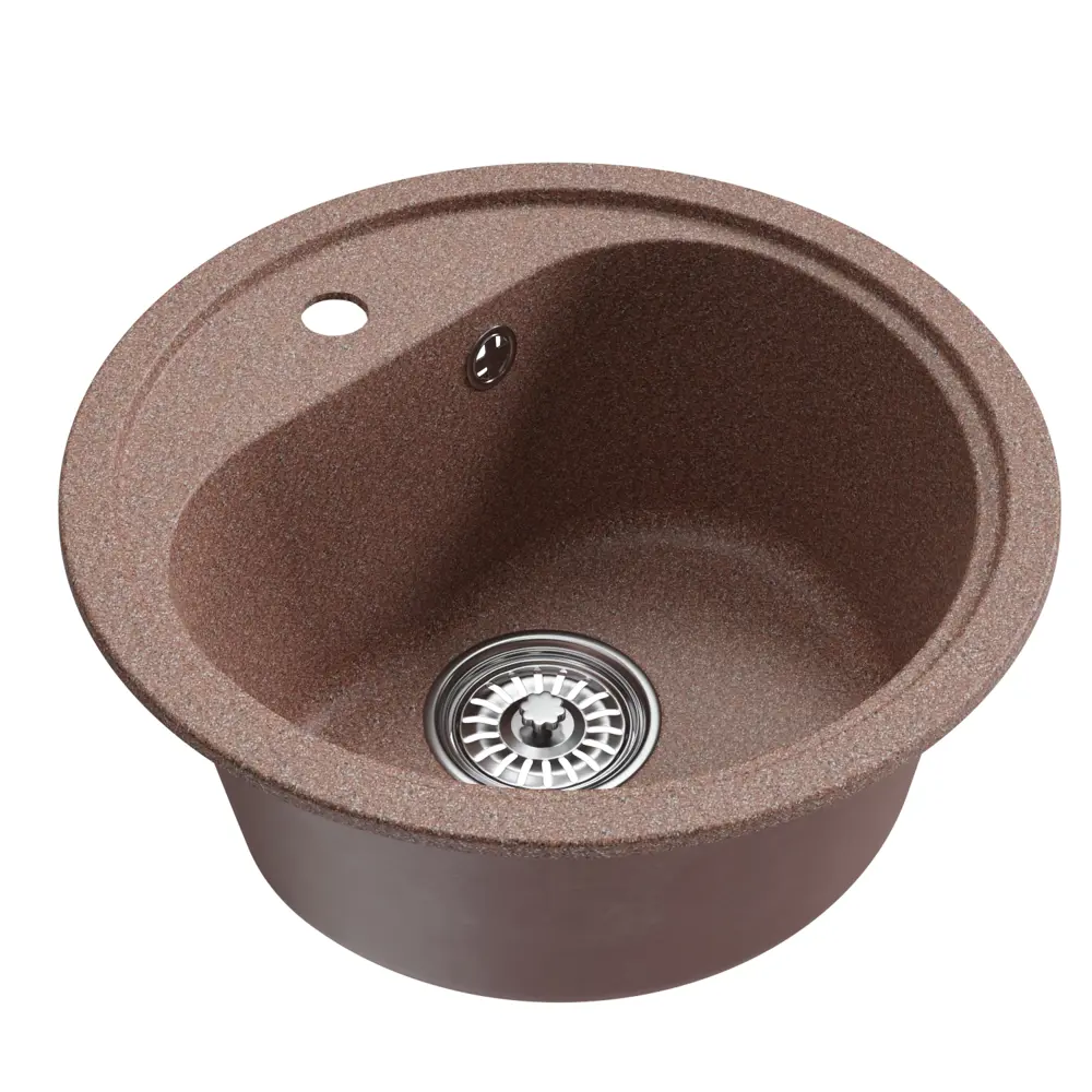 Фото Врезная мойка Mixline ML-GM10 (307) NEW 44x44x18 см искусственный камень цвет терракот Фото Врезная мойка Mixline ML-GM10 (307) NEW 44x44x18 см искусственный камень цвет терракот