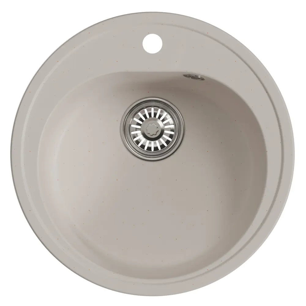 Фото 2 Врезная мойка Mixline ML-GM11 (331) NEW 50x50x18 см искусственный камень цвет белый Фото 2 Врезная мойка Mixline ML-GM11 (331) NEW 50x50x18 см искусственный камень цвет белый