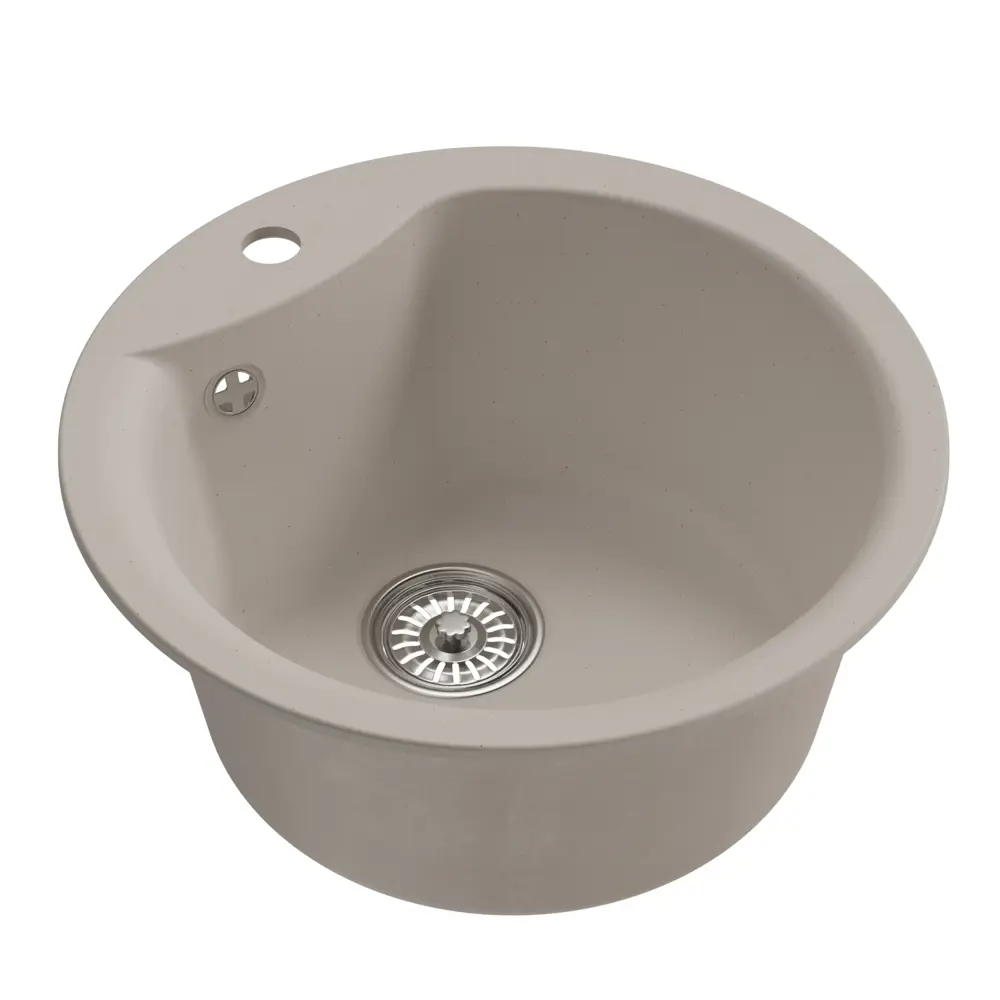 Фото Врезная мойка Mixline ML-GM12 (331) NEW 48x48x20 см искусственный камень цвет белый Фото Врезная мойка Mixline ML-GM12 (331) NEW 48x48x20 см искусственный камень цвет белый