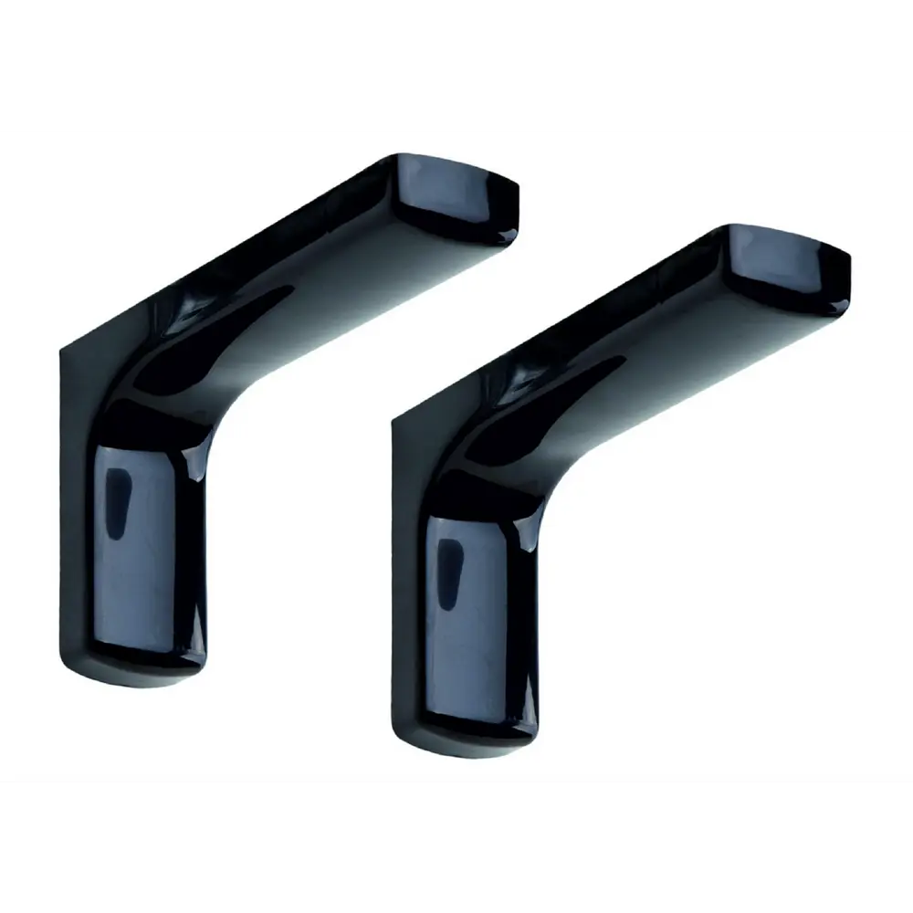 Фото Кронштейн с пластиковой накладкой Aldeghi Luigi S.p.A. 83x140x35 мм оцинкованный цвет черный 34 кг 2 шт. Фото Кронштейн с пластиковой накладкой Aldeghi Luigi S.p.A. 83x140x35 мм оцинкованный цвет черный 34 кг 2 шт.