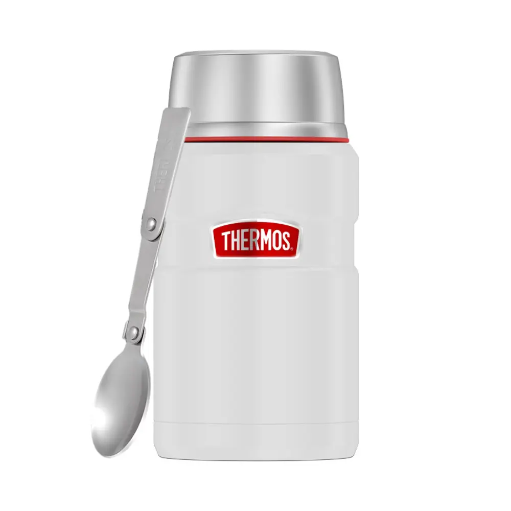 Фото Термос 710 мл Thermos 384829 колба из пластика цвет белый Фото Термос 710 мл Thermos 384829 колба из пластика цвет белый