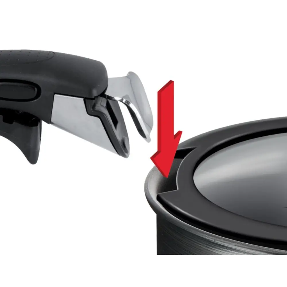 Фото 3 Крышка кухонная Tefal L9846253 18 см стекло цвет черный, прозрачный Фото 3 Крышка кухонная Tefal L9846253 18 см стекло цвет черный, прозрачный