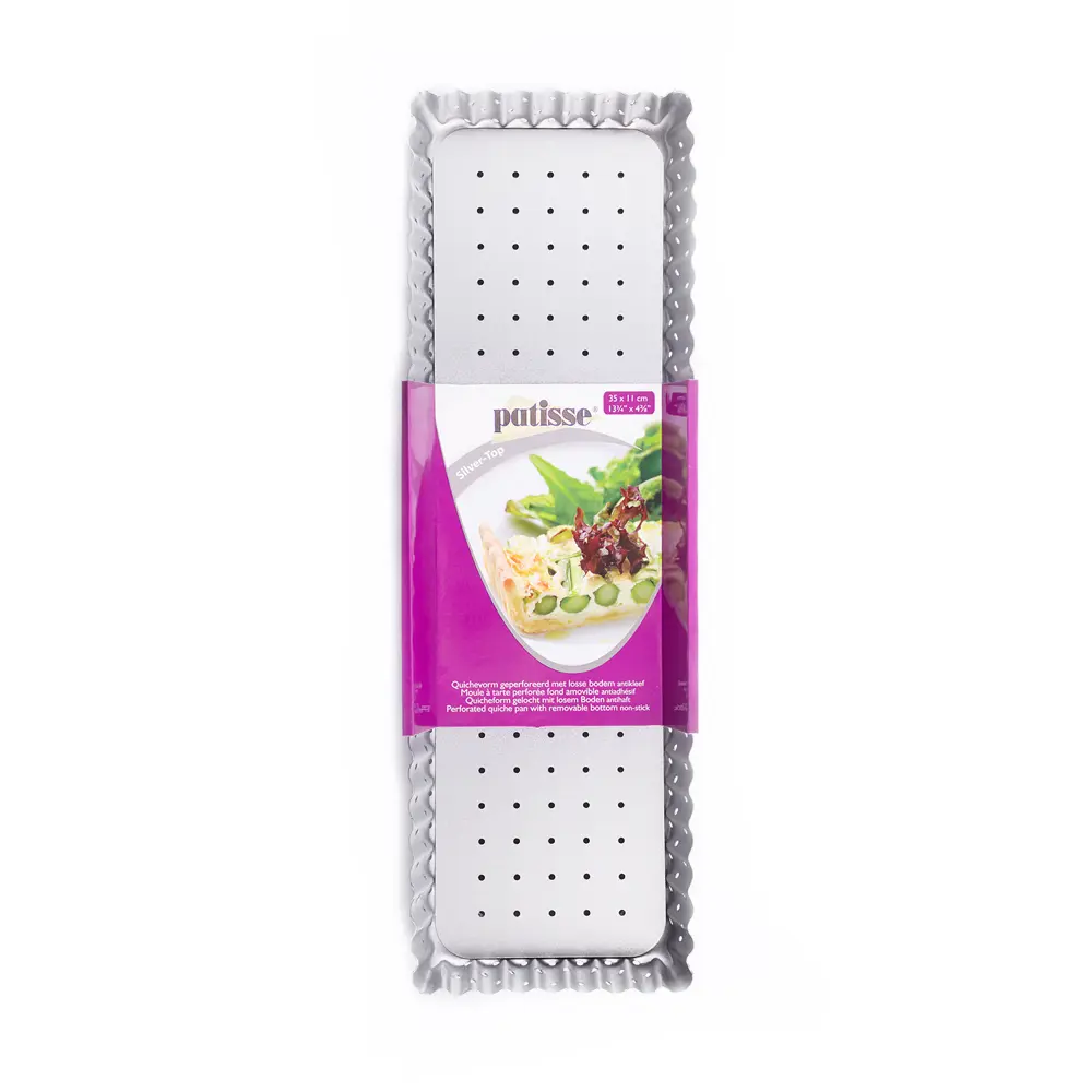 Фото 6 Форма для выпечки со съемным дном Patisse Silver 11x2.50x35 см сталь цвет серебристый Фото 6 Форма для выпечки со съемным дном Patisse Silver 11x2.50x35 см сталь цвет серебристый