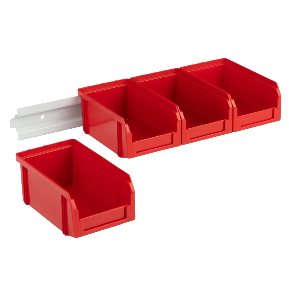 Фото 2 Органайзер 4 ячейки Стелла-Техник 44x8x19 см пластик цвет красный Фото 2 Органайзер 4 ячейки Стелла-Техник 44x8x19 см пластик цвет красный