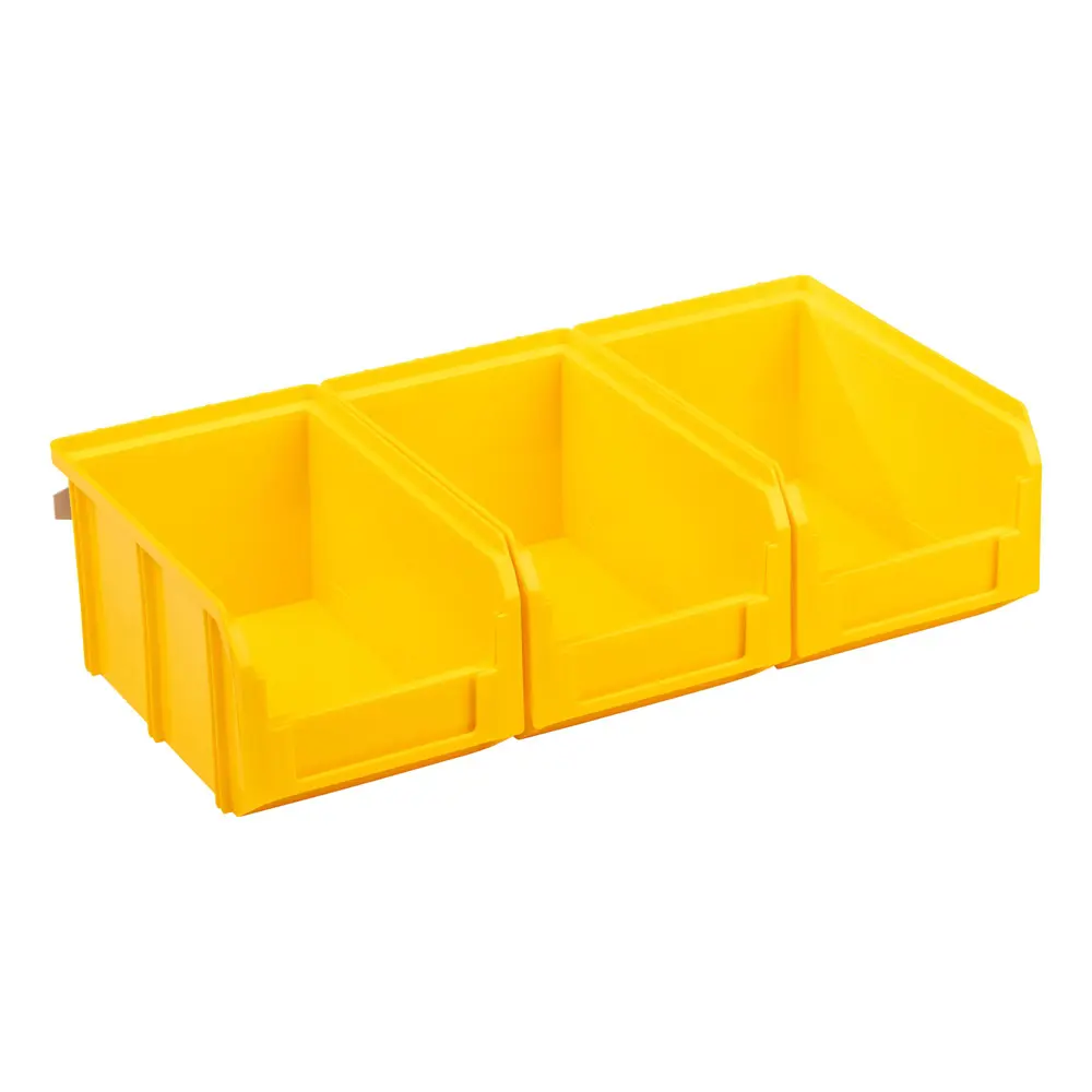 Фото Органайзер 3 ячейки Стелла-Техник 44x12x25 см пластик цвет желтый Фото Органайзер 3 ячейки Стелла-Техник 44x12x25 см пластик цвет желтый