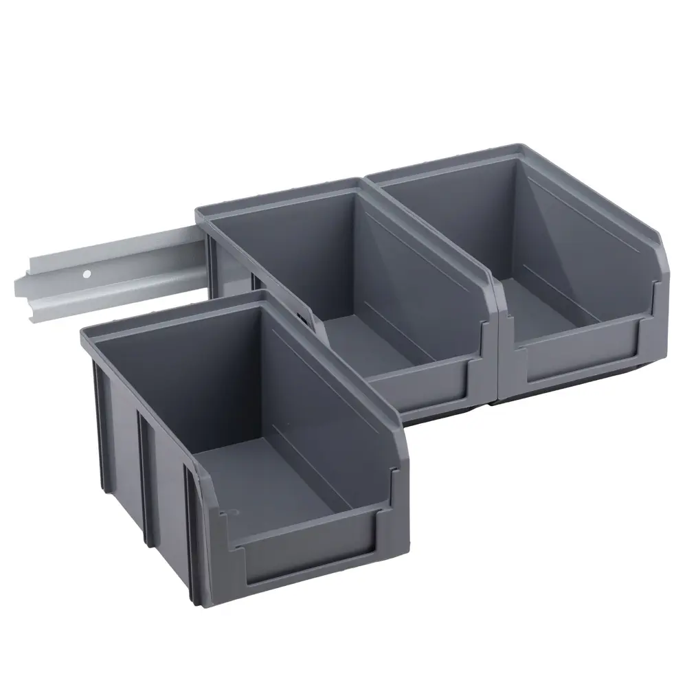 Фото 2 Органайзер 3 ячейки Стелла-Техник 44x12x25 см пластик цвет серый Фото 2 Органайзер 3 ячейки Стелла-Техник 44x12x25 см пластик цвет серый