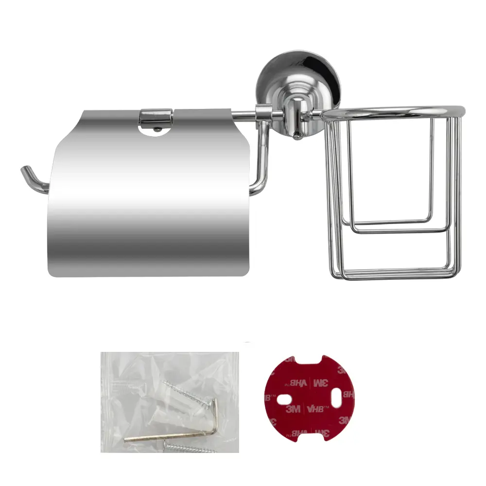 Фото 3 Держатель для туалетной бумаги и освежителя САНАКС 1116 Фото 3 Держатель для туалетной бумаги и освежителя САНАКС 1116