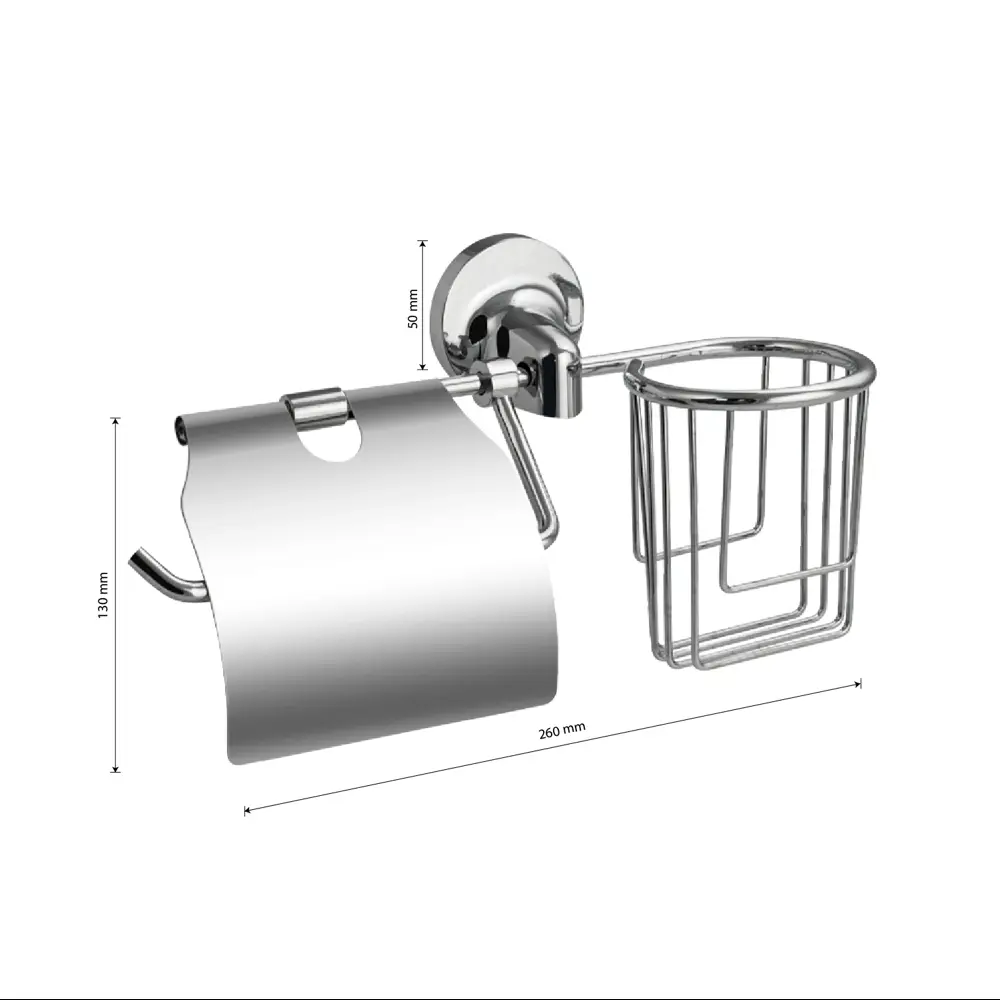 Фото 2 Держатель для туалетной бумаги и освежителя САНАКС 1116 Фото 2 Держатель для туалетной бумаги и освежителя САНАКС 1116