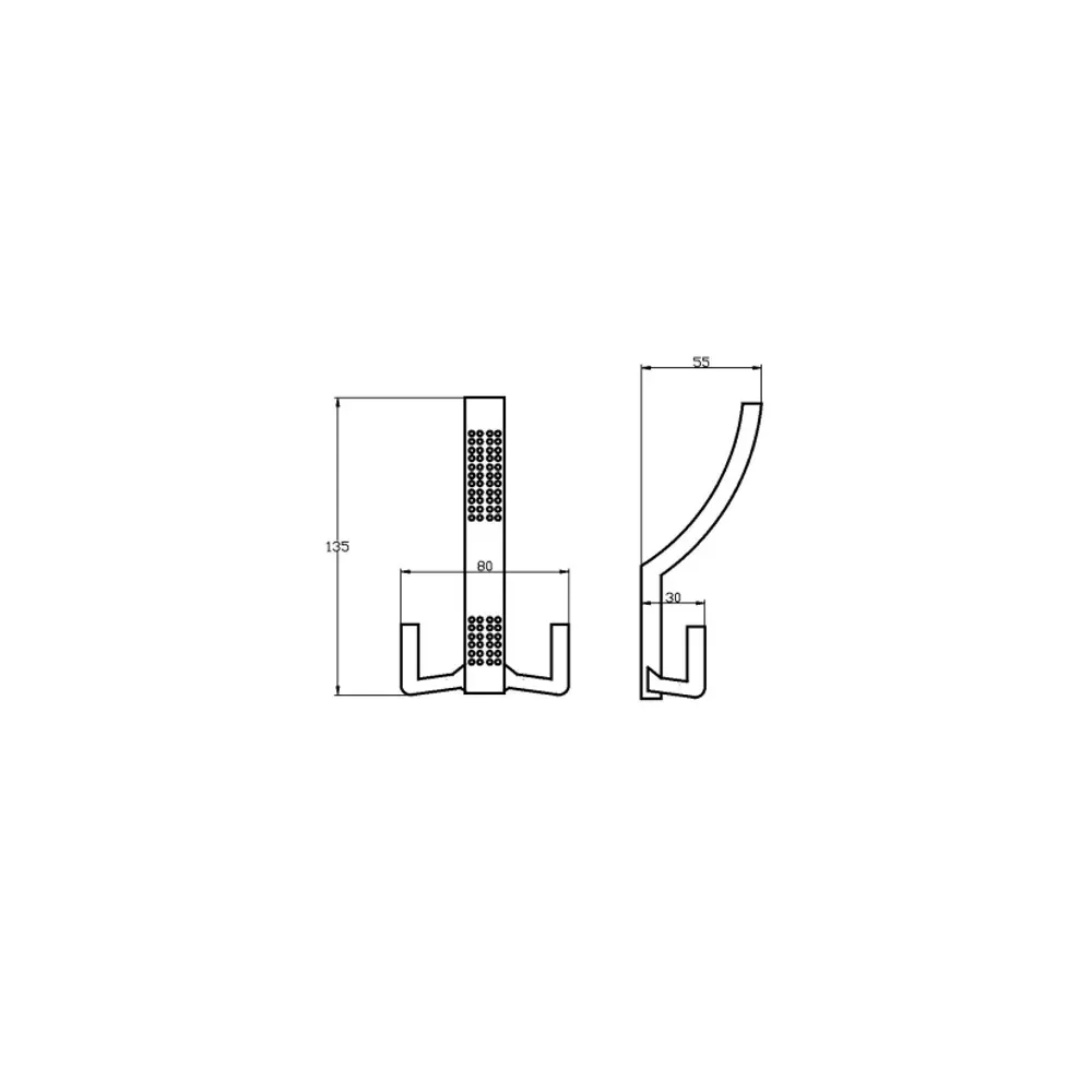 Фото 3 Крючок для одежды 3 шт Трибатрон 80x135x30 см цвет золотой Фото 3 Крючок для одежды 3 шт Трибатрон 80x135x30 см цвет золотой