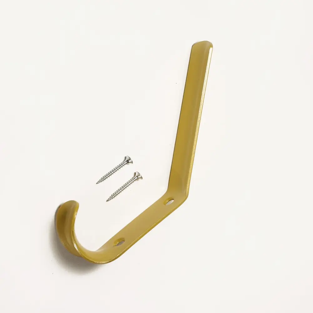 Фото Крючок для одежды Трибатрон 20x138x40 см цвет золотой