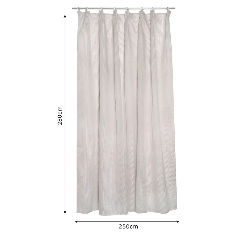 Фото 3 Тюль на ленте Inspire Dalia 250x280 см цвет серо-коричневый Фото 3 Тюль на ленте Inspire Dalia 250x280 см цвет серо-коричневый