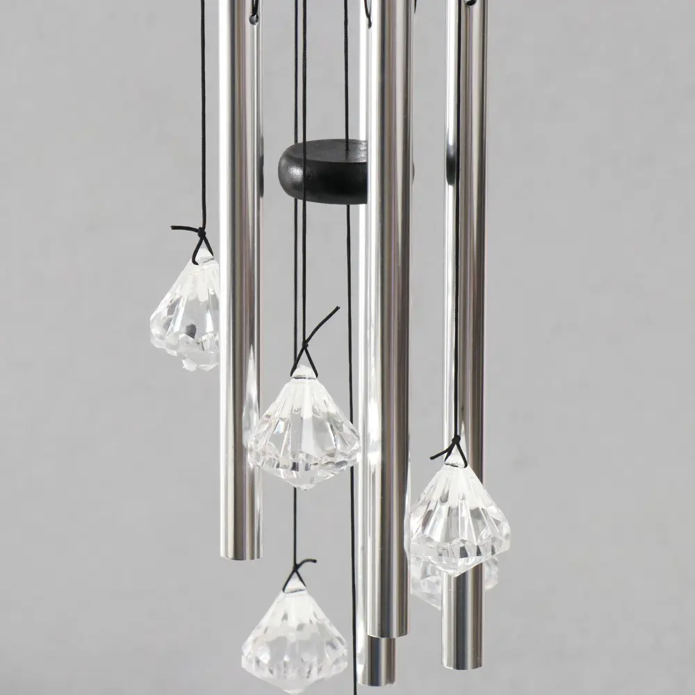 Фото 3 Музыка ветра "Кристаллы" 5 трубок 60x9x9 см Фото 3 Музыка ветра "Кристаллы" 5 трубок 60x9x9 см