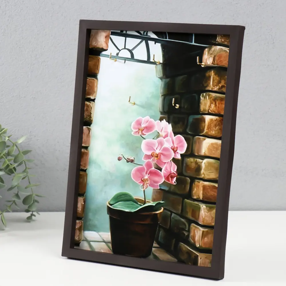 Фото 2 Ключница Simaland Орхидеи 9749151, пластик, 32x23 см, цвет разноцветный Фото 2 Ключница Simaland Орхидеи 9749151, пластик, 32x23 см, цвет разноцветный