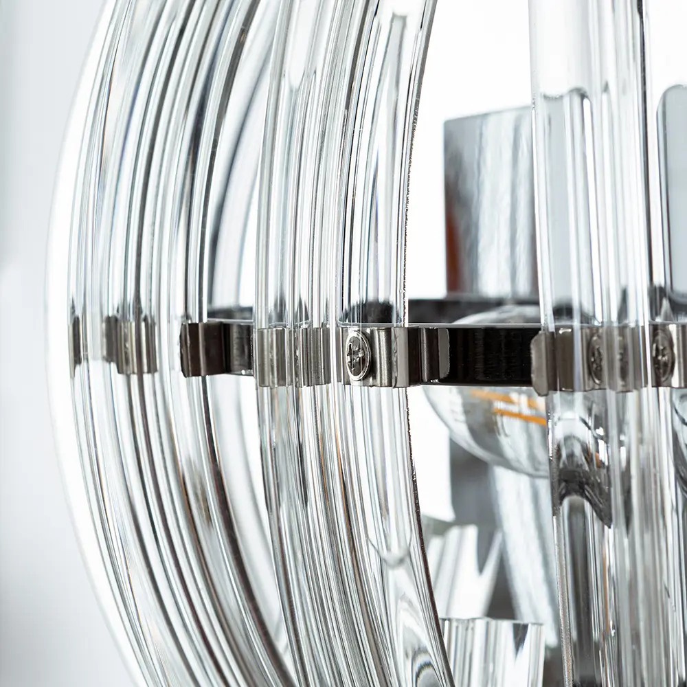 Фото 4 Настенный светильник Arte lamp A1054ap-1cc цвет серый/серебристый