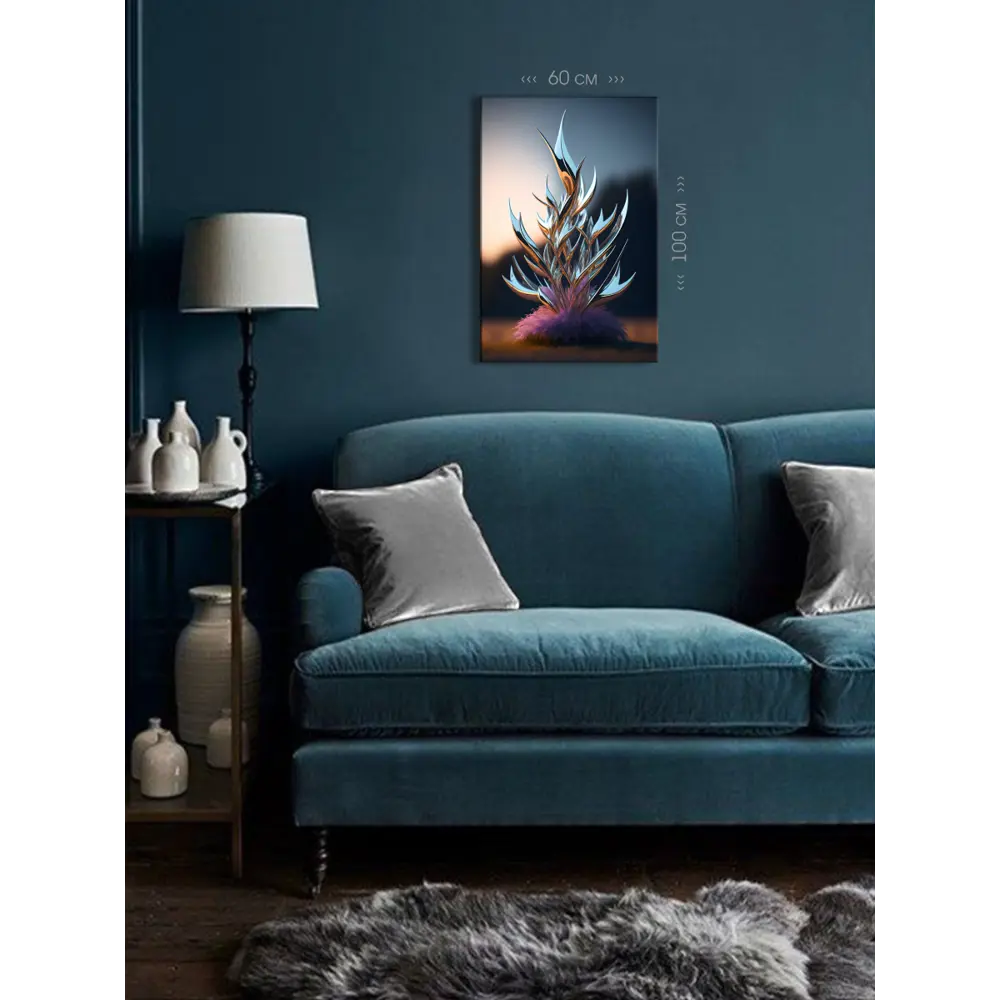 Фото 4 Картина на холсте First class images "Абстрактный лабиринт" 60x100 см