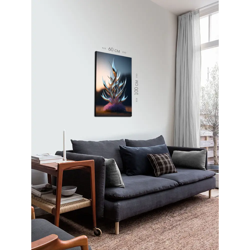 Фото 2 Картина на холсте First class images "Абстрактный лабиринт" 60x100 см