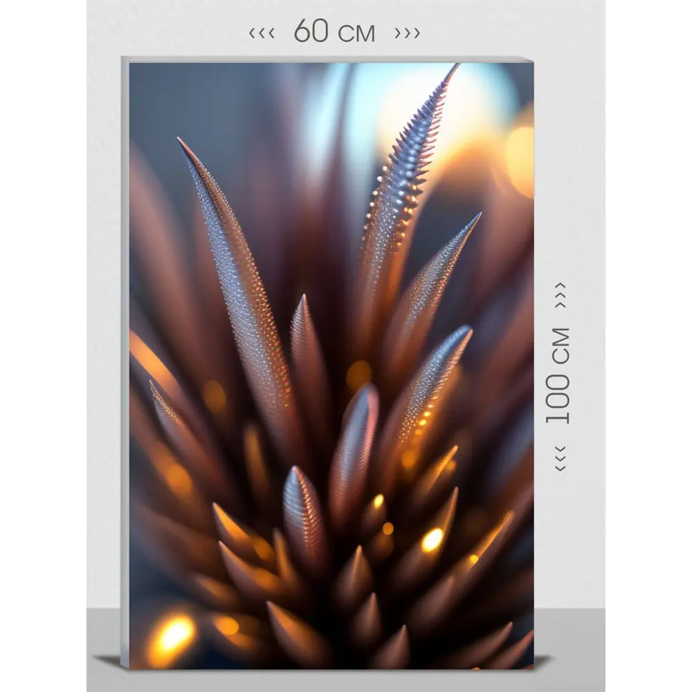 Фото Картина на холсте First class images "Абстрактный лесной пейзаж" 60x100 см