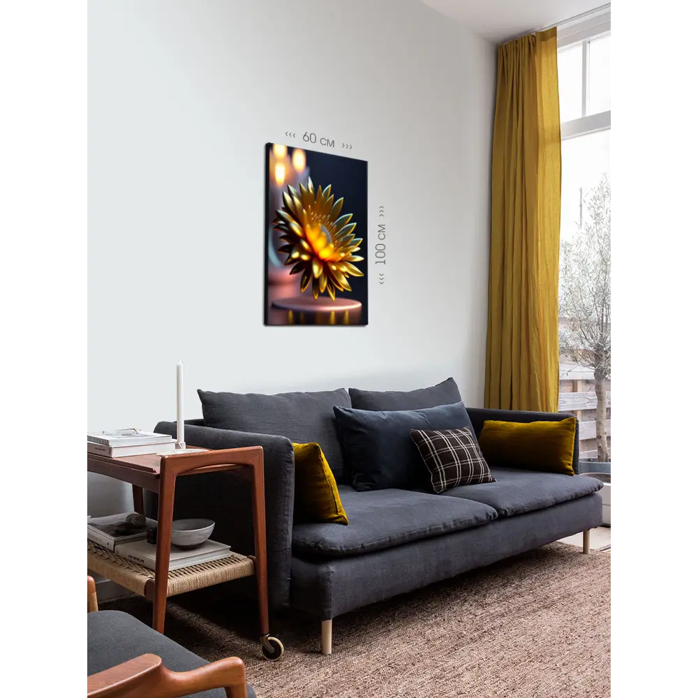 Фото 2 Картина на холсте First class images "Абстрактный мир" 60x100 см