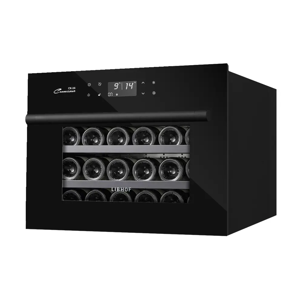 Фото 6 Винный шкаф Libhof Connoisseur CK-24 59x44.80x56.60см цвет черный Фото 6 Винный шкаф Libhof Connoisseur CK-24 59x44.80x56.60см цвет черный