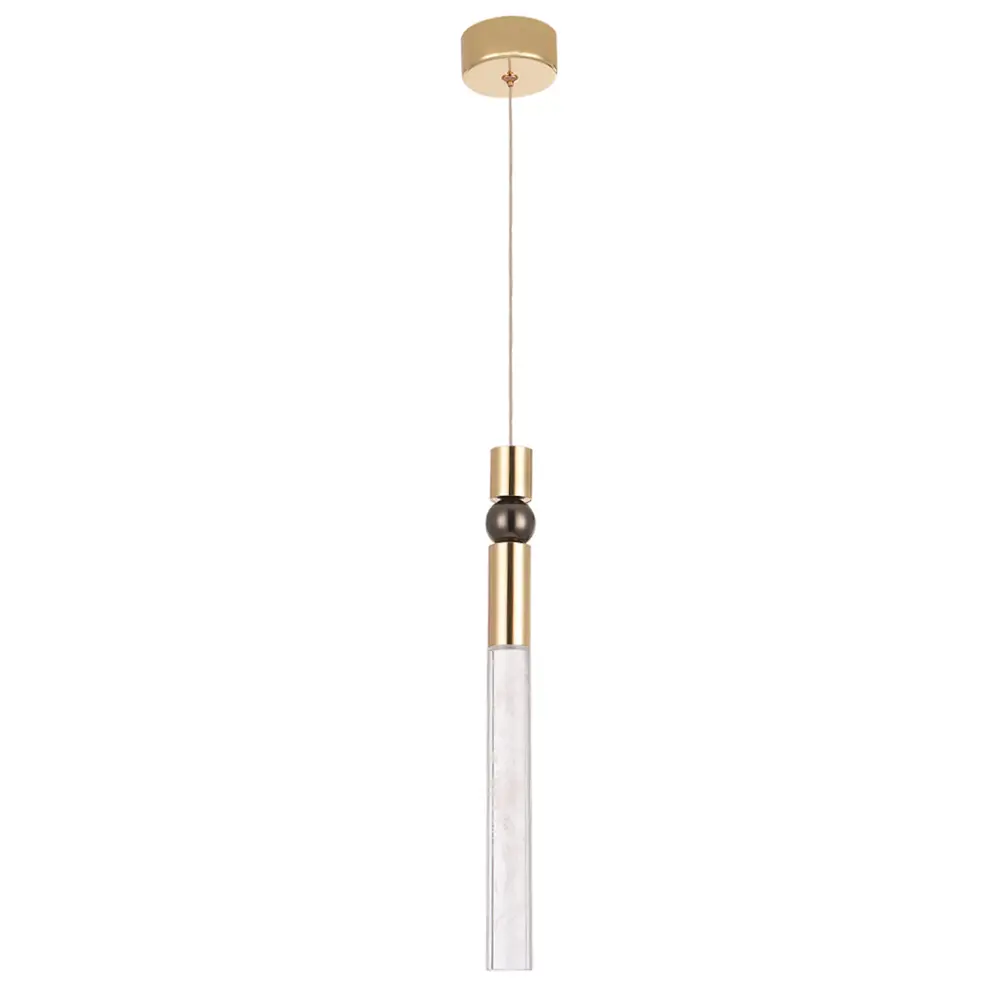 Фото Светильник подвесной светодиодная Crystal lux 0371/201 2 м² нейтральный белый свет цвет жёлтый/золотой Фото Светильник подвесной светодиодная Crystal lux 0371/201 2 м² нейтральный белый свет цвет жёлтый/золотой