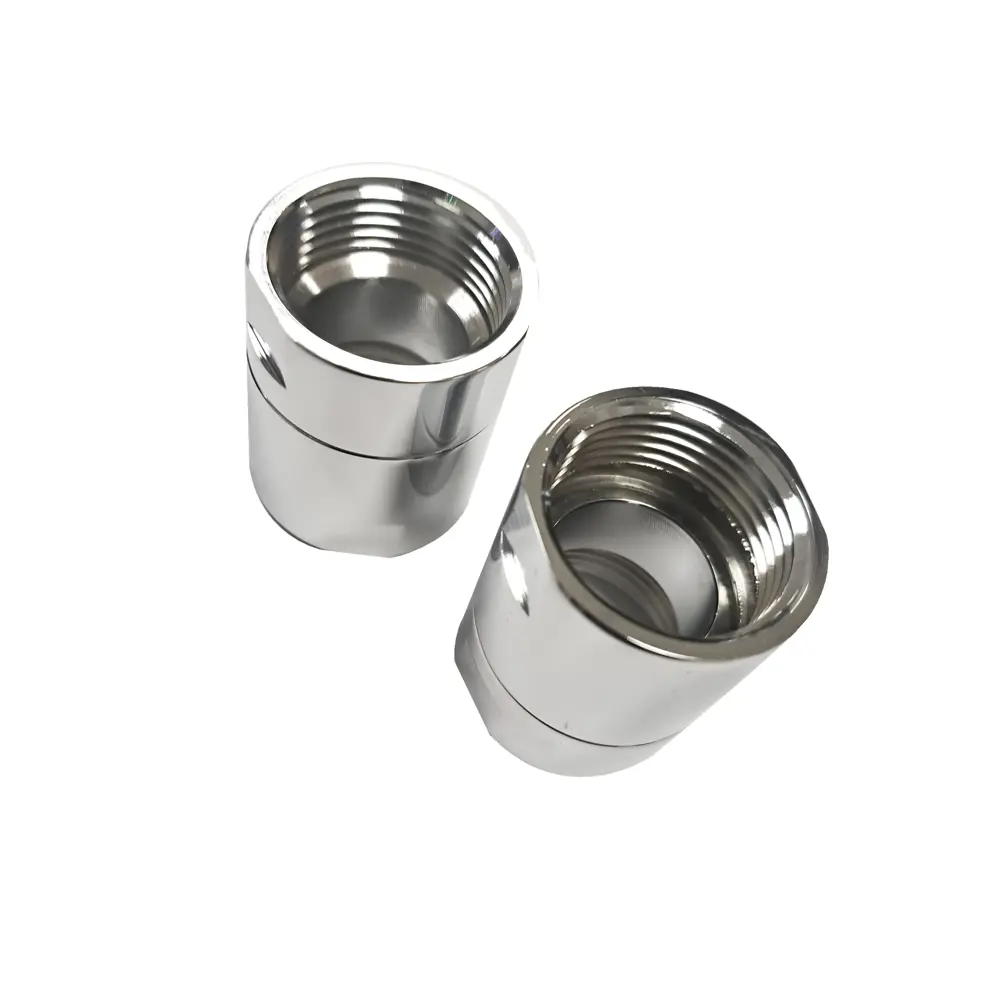 Фото 2 Муфта стяжная Luxon 1"х1" гайка-гайка латунь цвет хром 2 шт Фото 2 Муфта стяжная Luxon 1"х1" гайка-гайка латунь цвет хром 2 шт