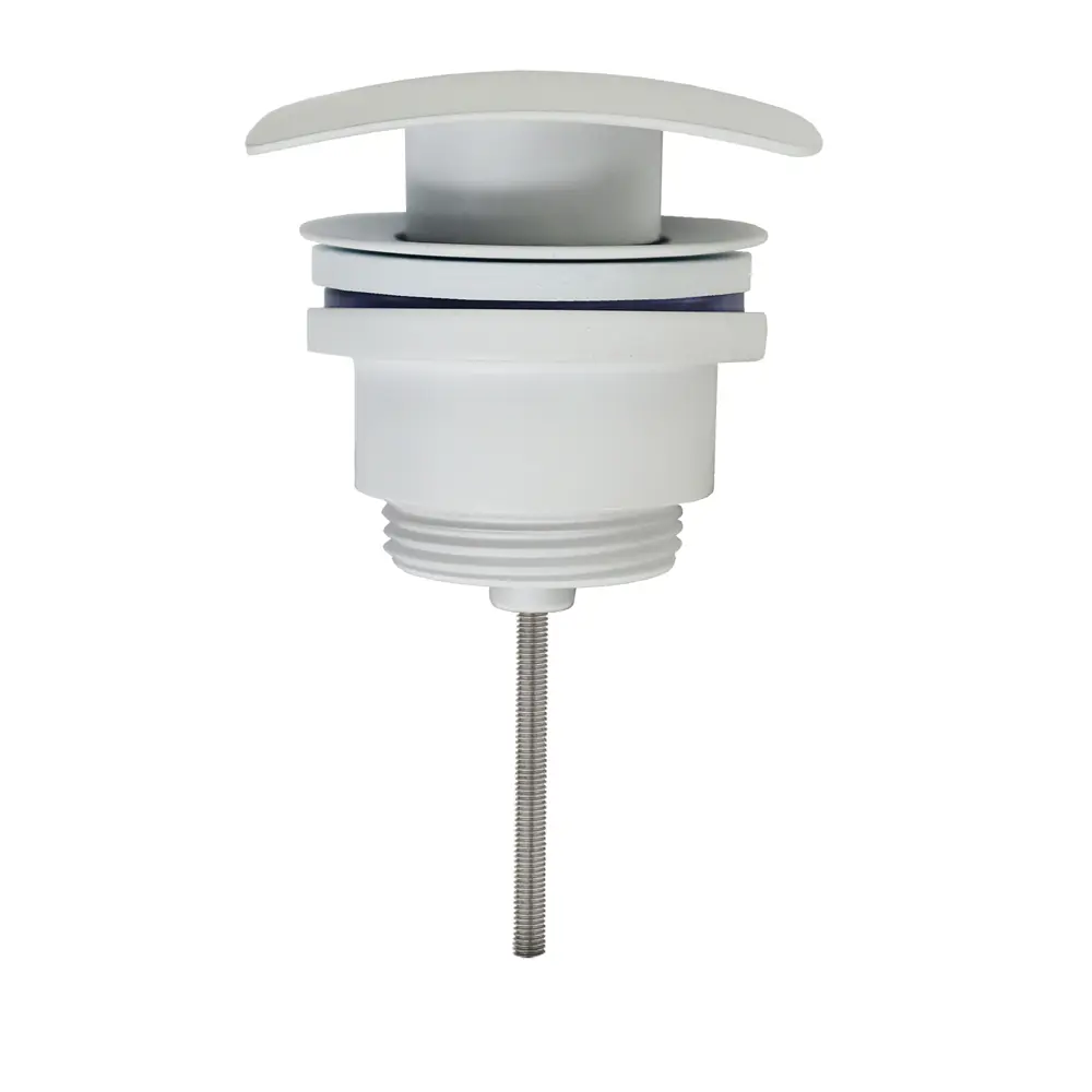 Фото Донный клапан для раковины Azario AZ-106-WHI D63 1 1/4" клик-клак латунь белый Фото Донный клапан для раковины Azario AZ-106-WHI D63 1 1/4" клик-клак латунь белый
