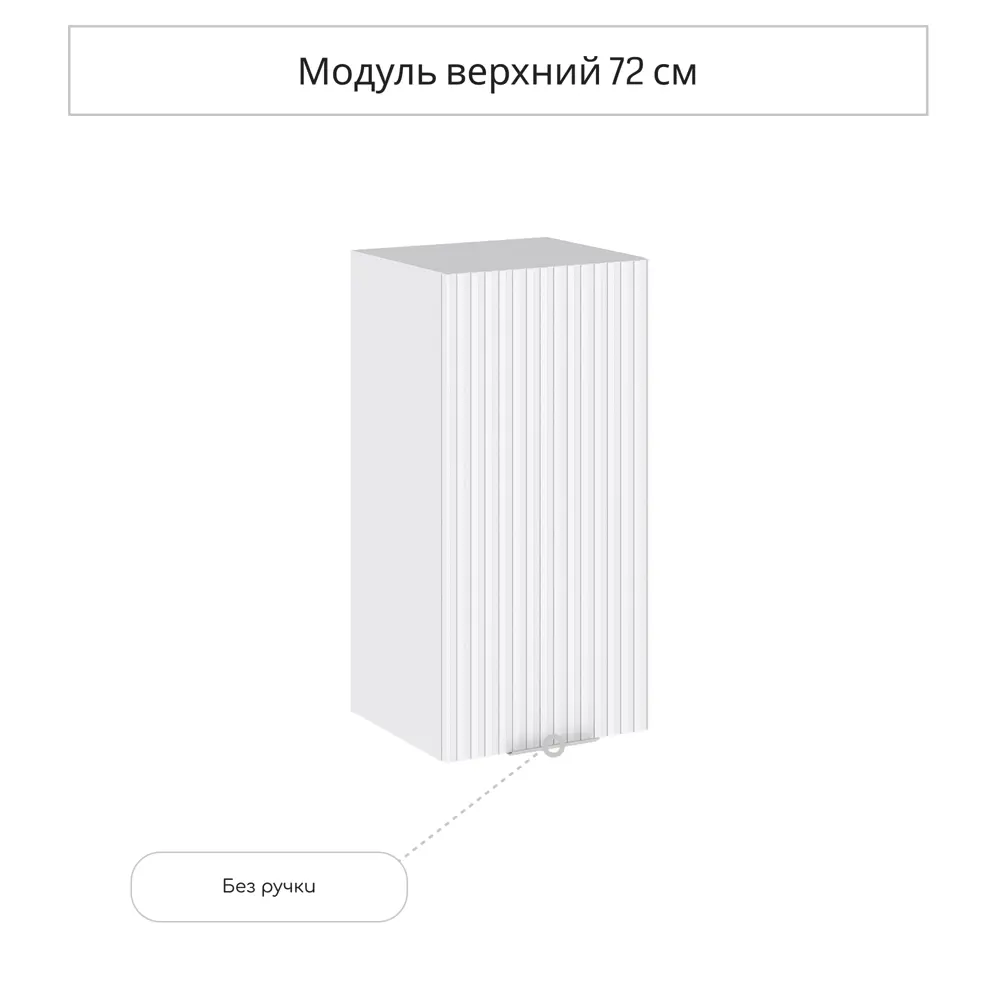 Фото 3 Навесной шкаф Сурская мебель Айленд Сиэль ян 35x71.6x31.8 см ЛДСП цвет белый Фото 3 Навесной шкаф Сурская мебель Айленд Сиэль ян 35x71.6x31.8 см ЛДСП цвет белый