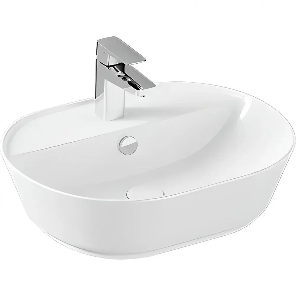 Фото 3 Раковина мебельная Vitra geo 23-00000373 54.5см цвет белый Фото 3 Раковина мебельная Vitra geo 23-00000373 54.5см цвет белый