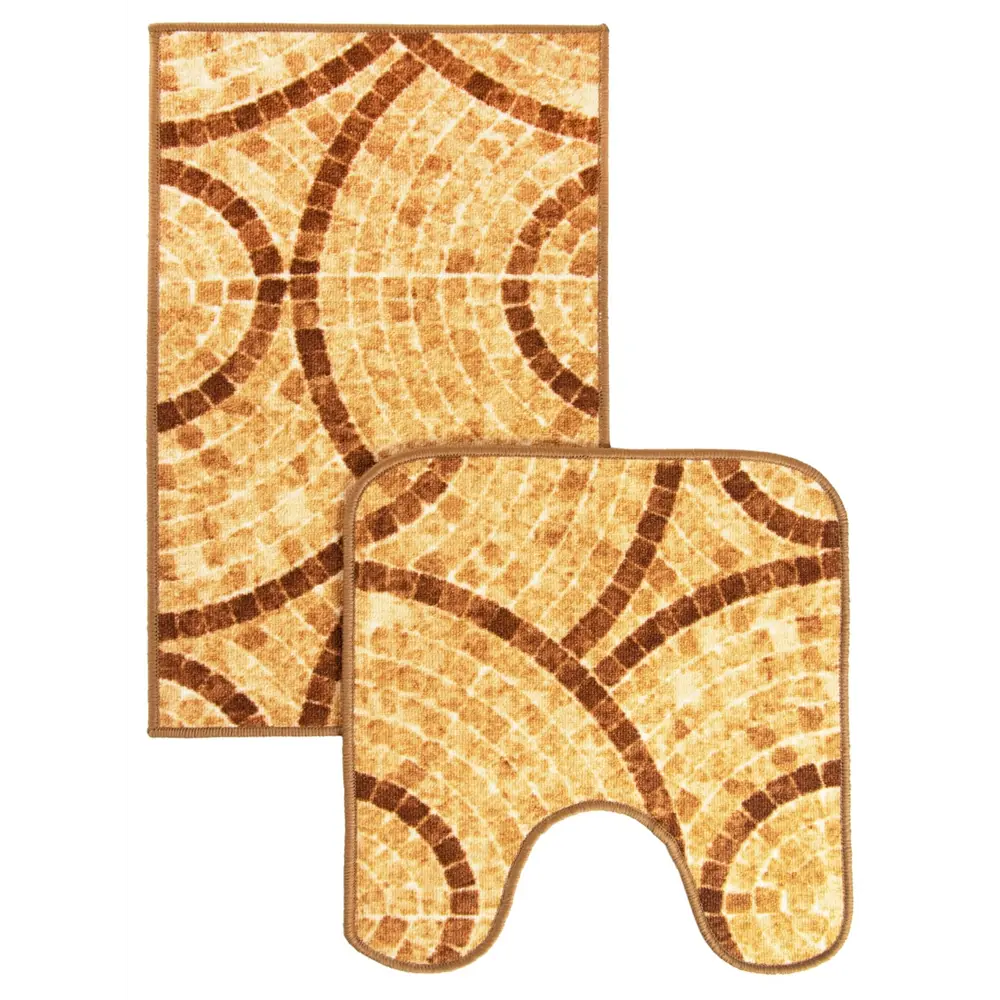 Фото Коврик декоративный нейлон Нью Соса 112436-13713 комплект 57x60+57x90 см Фото Коврик декоративный нейлон Нью Соса 112436-13713 комплект 57x60+57x90 см