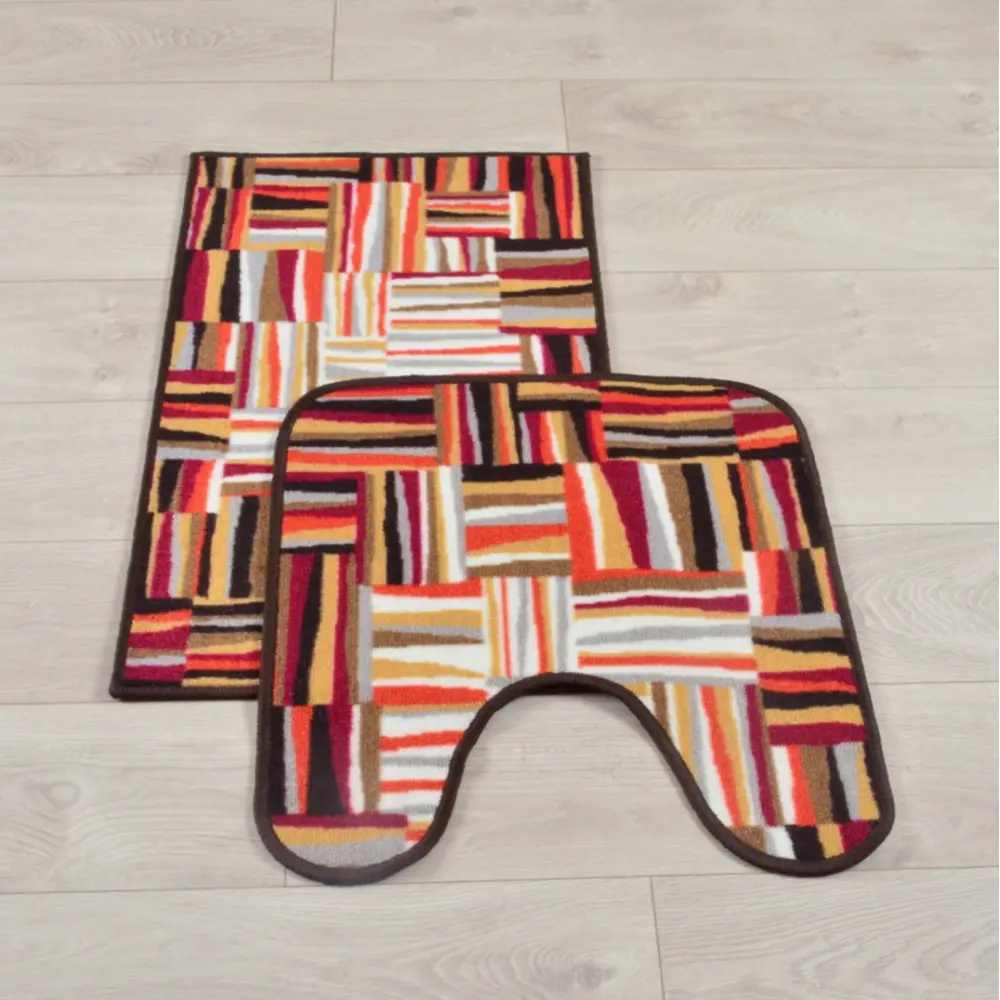 Фото 2 Коврик декоративный нейлон Нью Соса 18837-73359-99 комплект 57x80+57x90 см Фото 2 Коврик декоративный нейлон Нью Соса 18837-73359-99 комплект 57x80+57x90 см